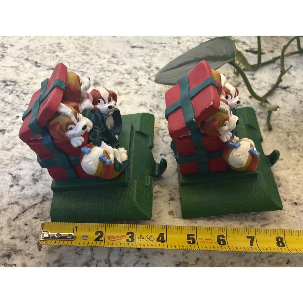 2 Beethoven Puppies Vintage‎ Stocking Holders 1996 Universal Studios Very Rare